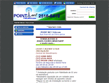 Tablet Screenshot of pointnettelecom.com.br
